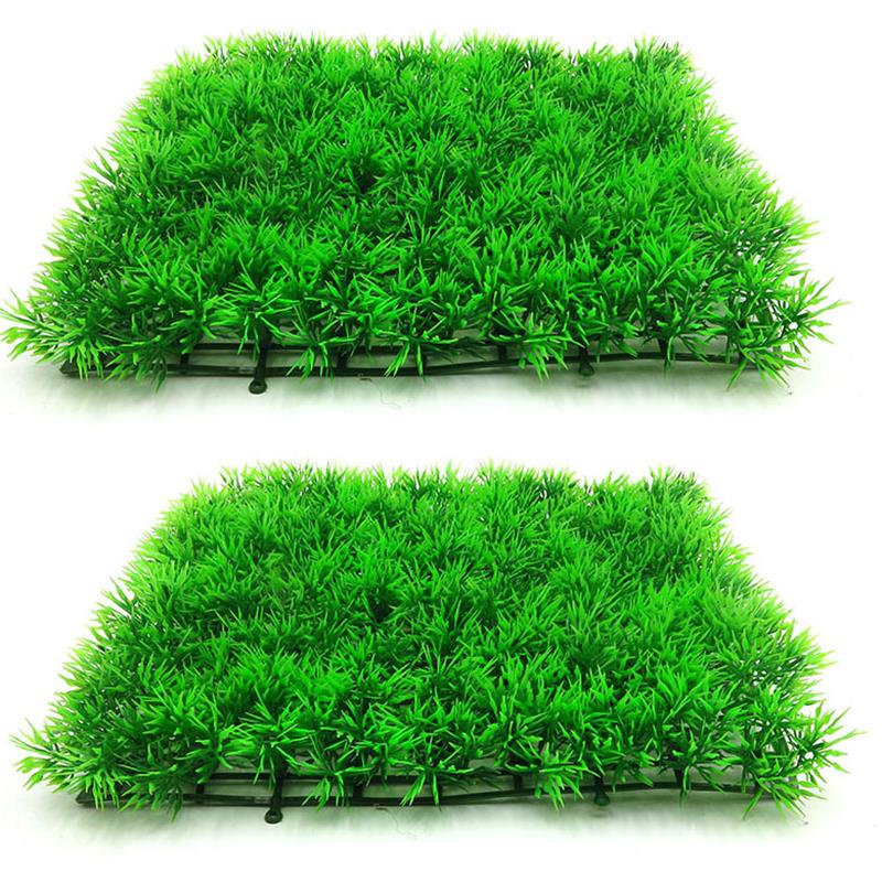 Aquarium Plants Live - Kunstmatige Groene Gras Plant Gazon Turf