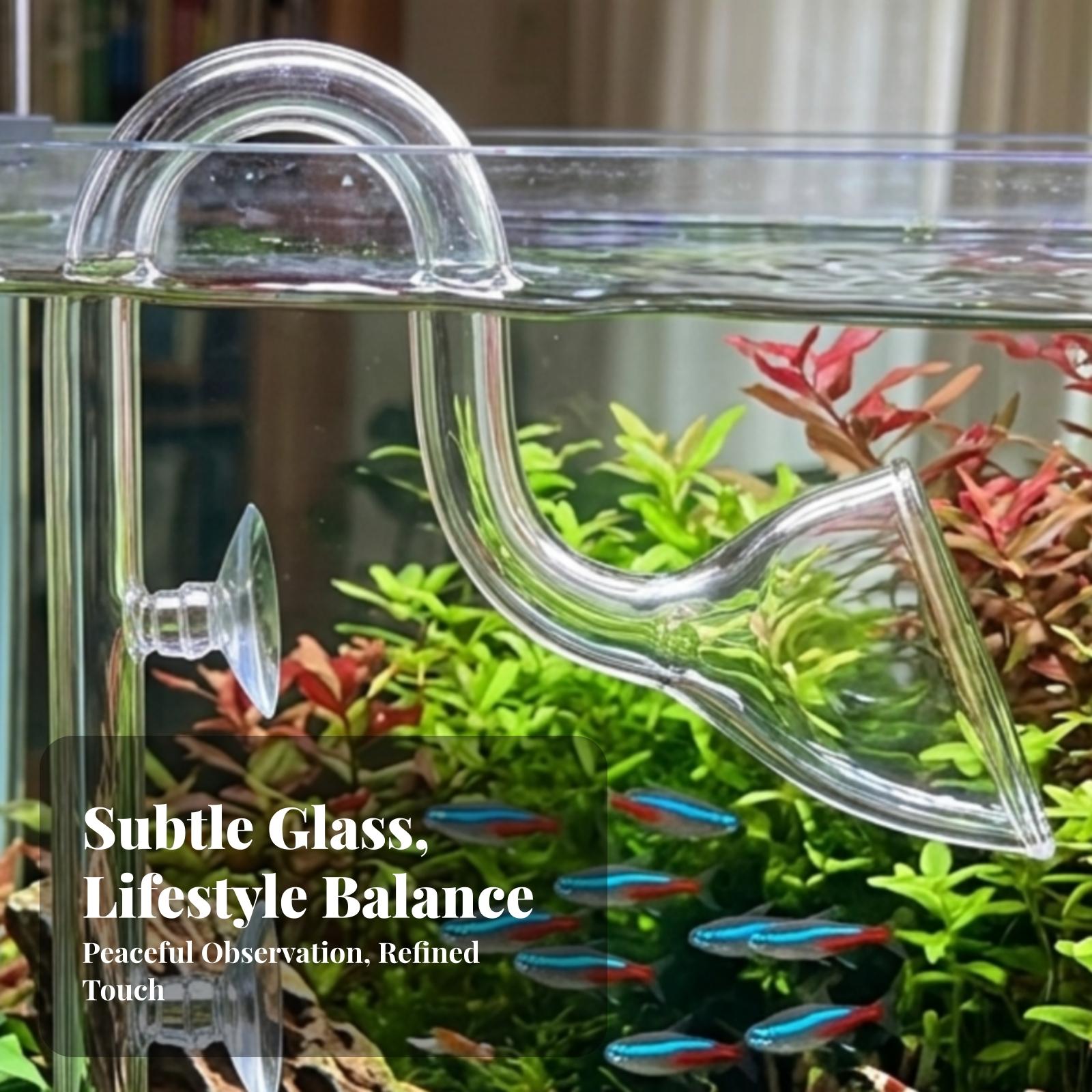 Aquarium Planted Tank Filter - Aquariumfilter Inlaat en Uitlaat Transparante Aquarium