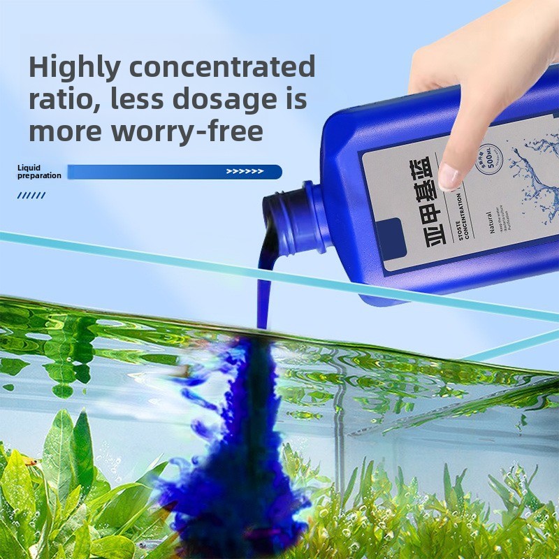 Aquarium Liquid Carbon - 200 ml/500 ml Methyleen Blauw Concentraat