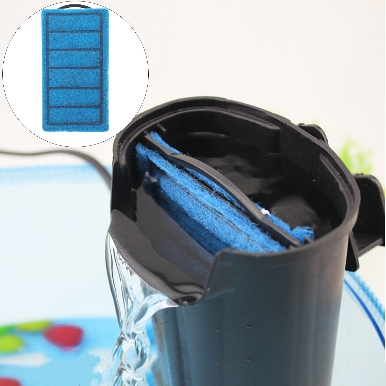 Aquarium Planted Tank Filter - 3 stuks aquariumfilterpads, hoogwaardige spons met