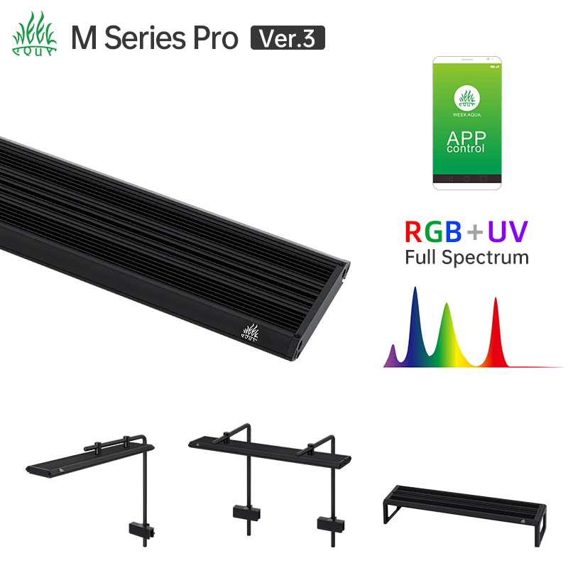 Aquarium Plant Light - Week Aqua M Serie RGB UV
