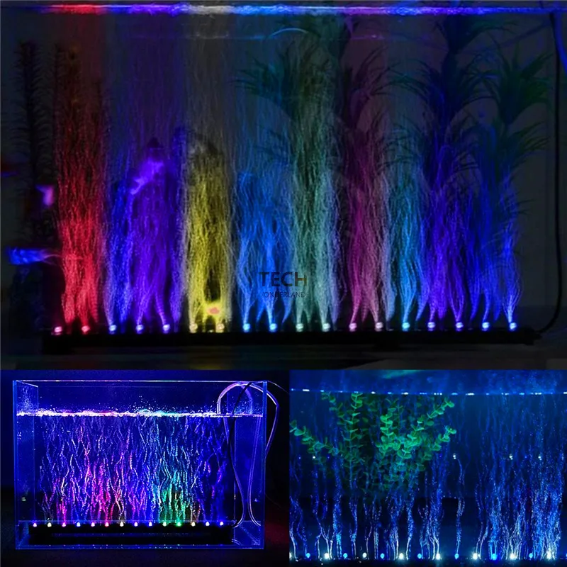 Aquarium Plant Light - Aquarium Aquarium Onderwater Dompelpompen Luchtbel Kleur