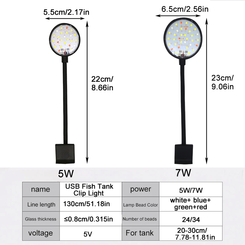 USB Aquarium LED-lamp Aquarium - Aquarium Plant Light recensie en prijs