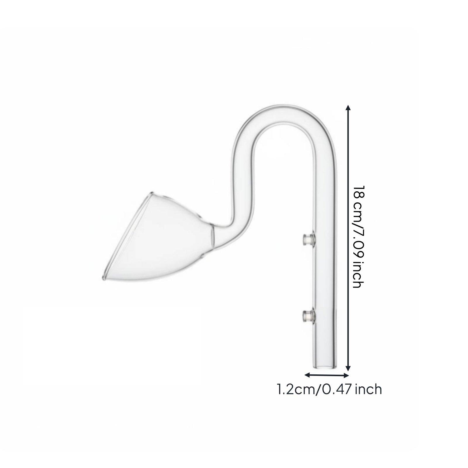 Glazen Lily Pipe-uitlaat voor  - Aquarium Planted Tank Filter recensie en prijs
