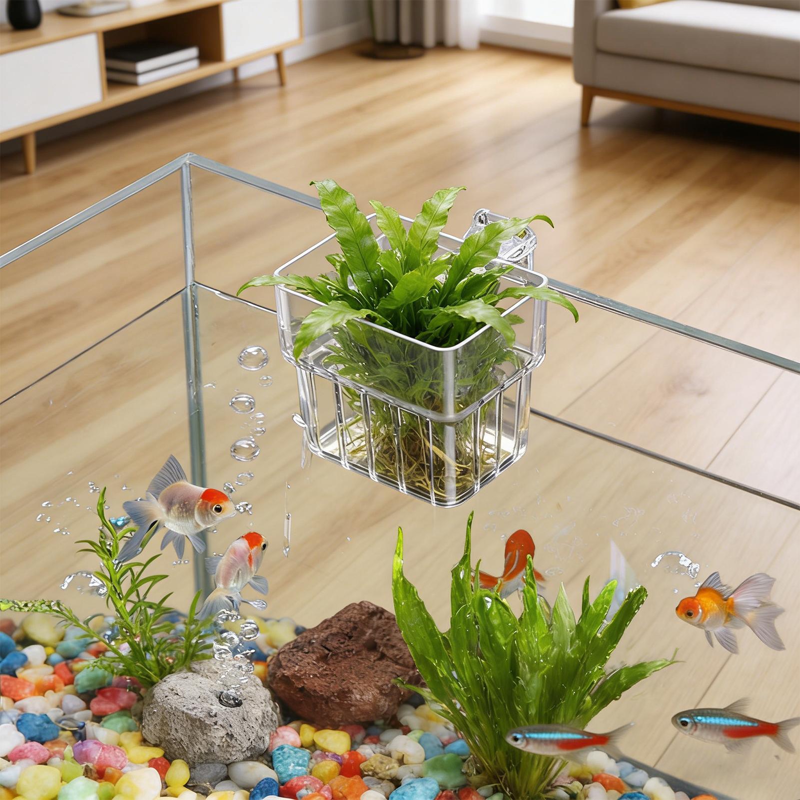 Aquarium transparante hangpot, - Plant Aquarium Pot recensie en prijs