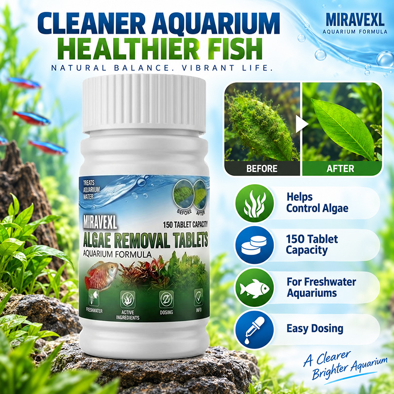 MIRAVEXL 150 tabletten, algenv - Planted Aquarium Cleaning recensie en prijs