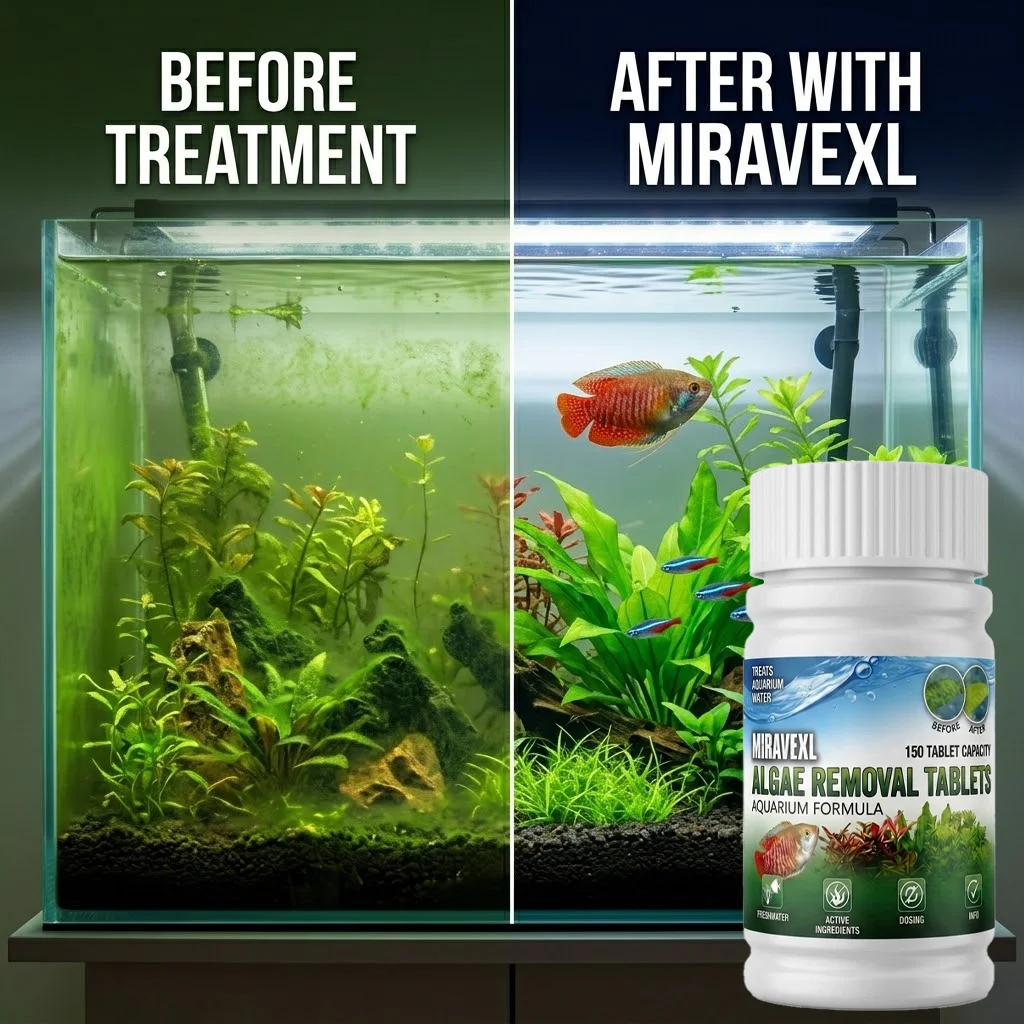 MIRAVEXL 150 tabletten, algenv - Planted Aquarium Cleaning recensie en prijs